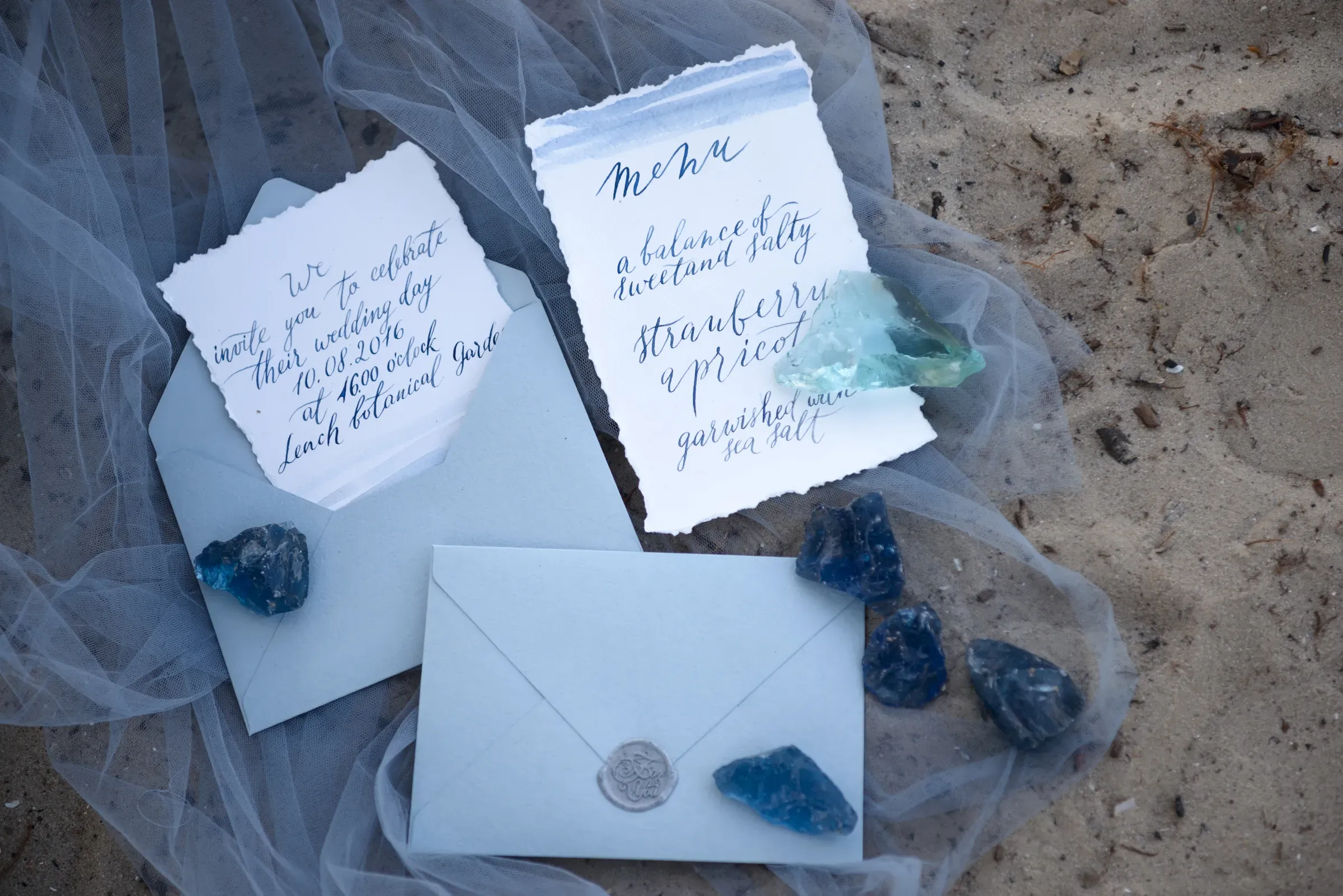 Wedding invitation. accessories wedding on the sand, wedding invitations & print ecommerce