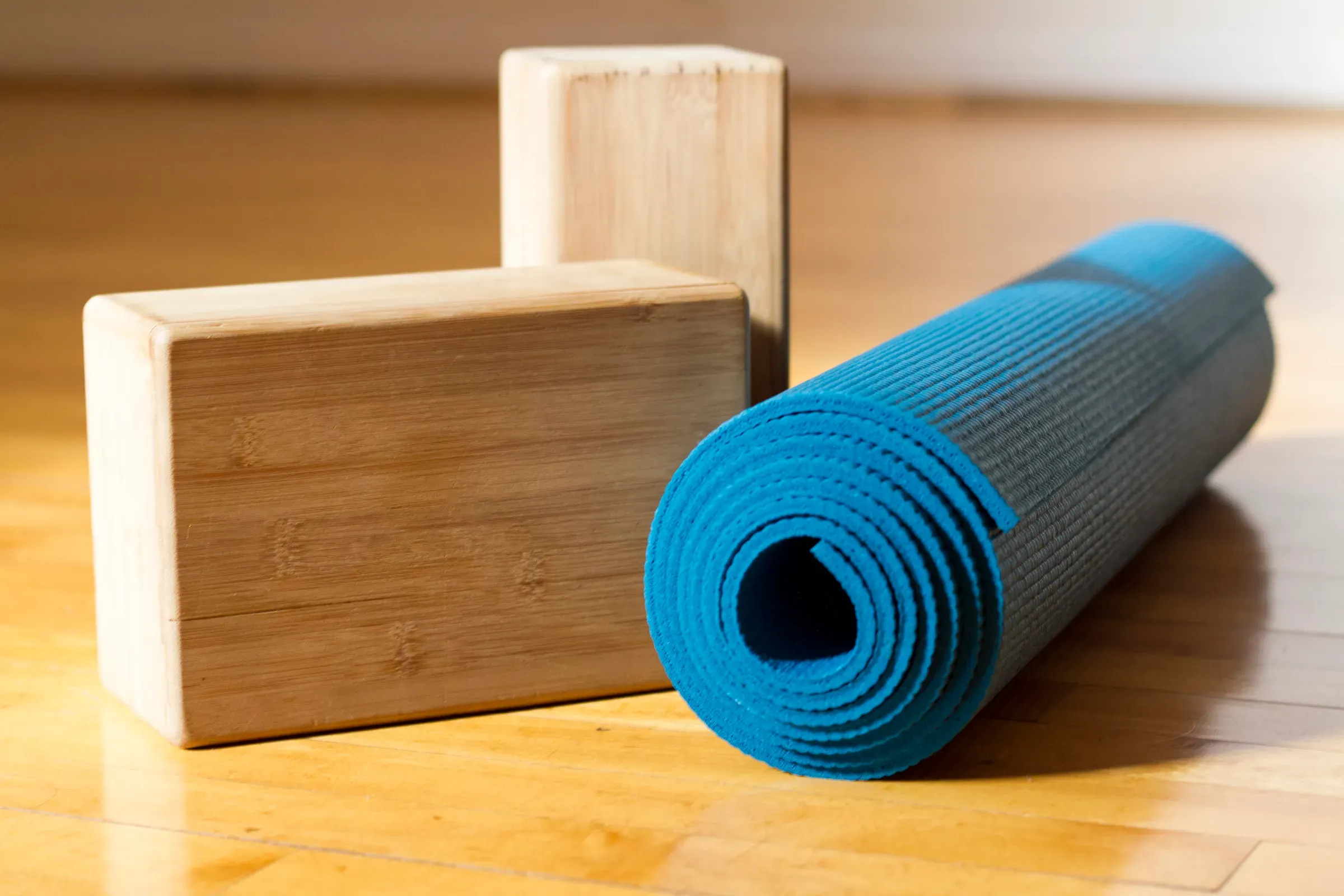 Yoga Mat and Blocks - Yoga Accessories in Studio, yoga & pilates gear ecommerce